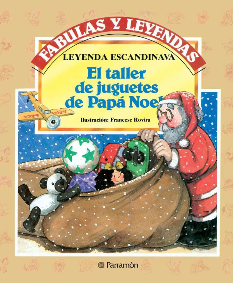 Portada: El taller de juguetes de Papá Noel