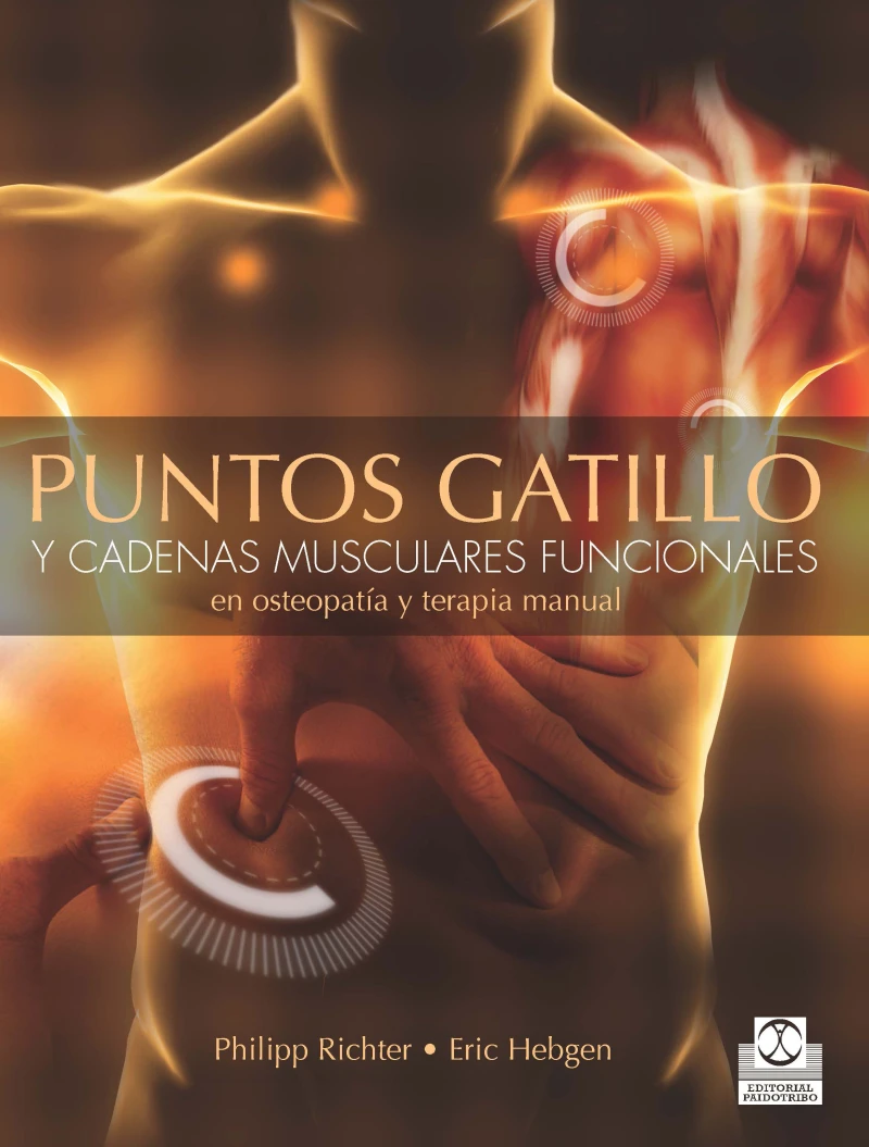 Portada: Puntos gatillo y cadenas musculares funcionales en osteopatía y terapia manual (Bicolor)