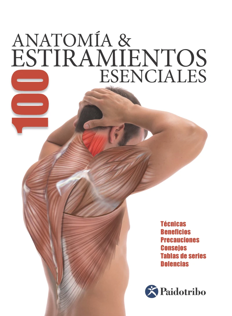 Portada: Anatomía & 100 estiramientos Esenciales (Color)