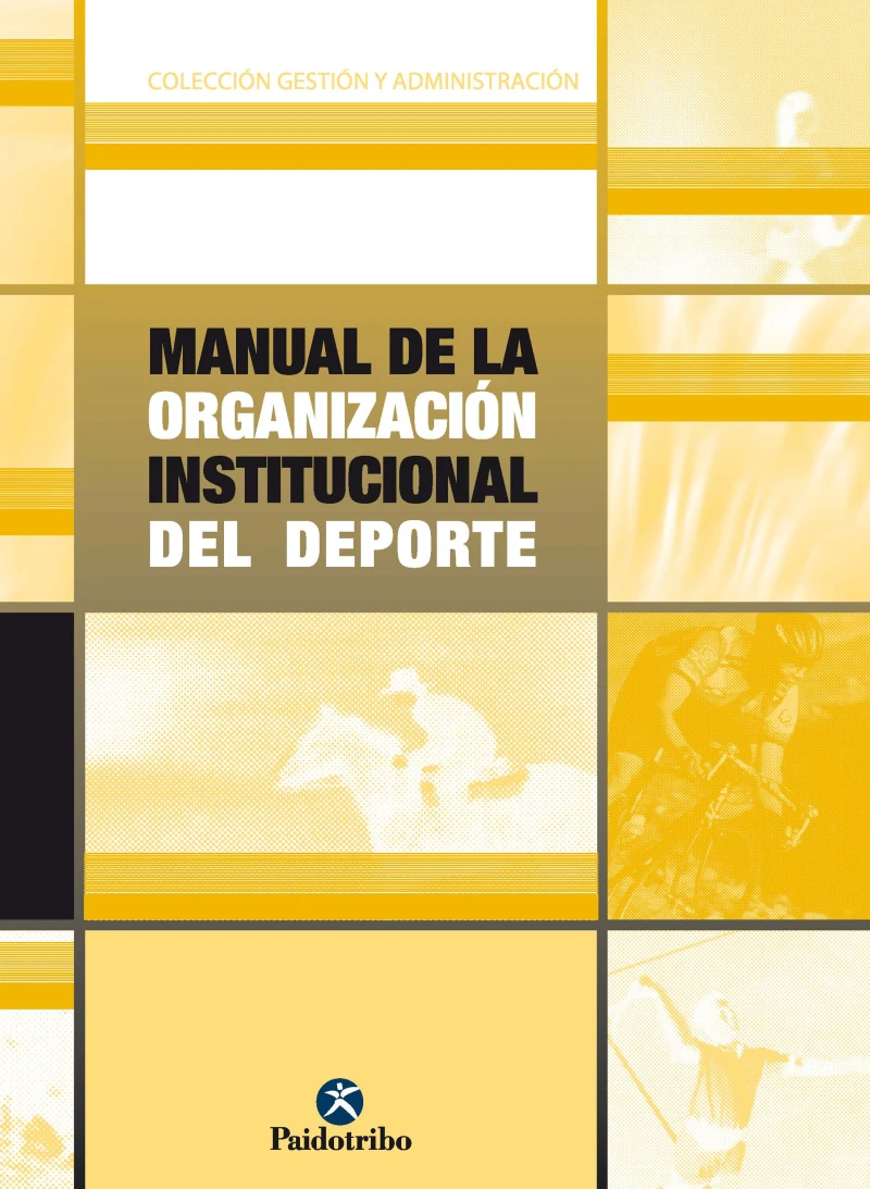 Portada: Manual de la organización institucional del deporte