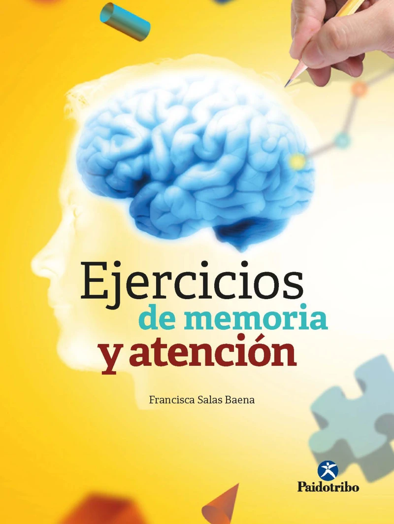 Portada: Ejercicios de memoria y atención (Color)