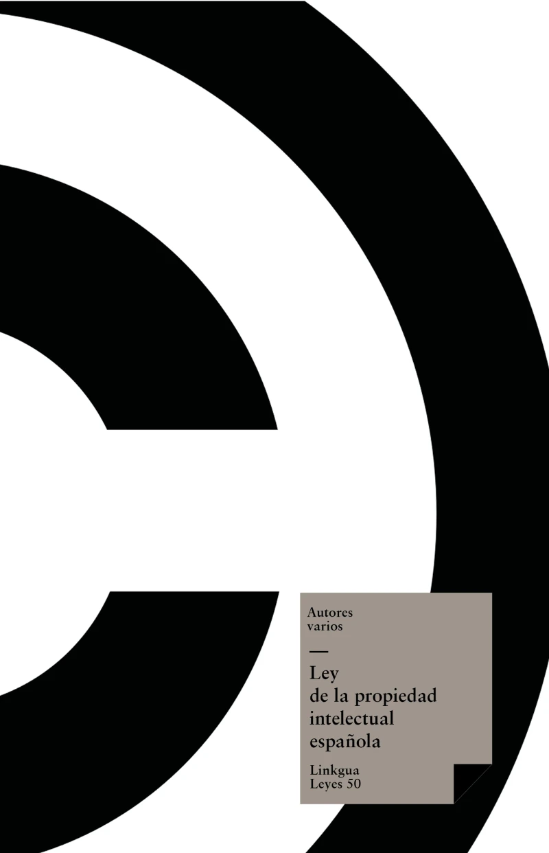 Portada: Ley de la propiedad intelectual