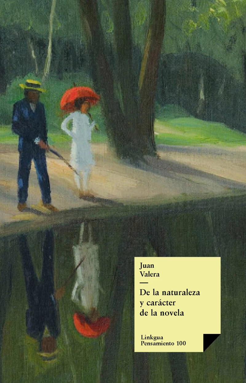 Portada: De la naturaleza y carácter de la novela