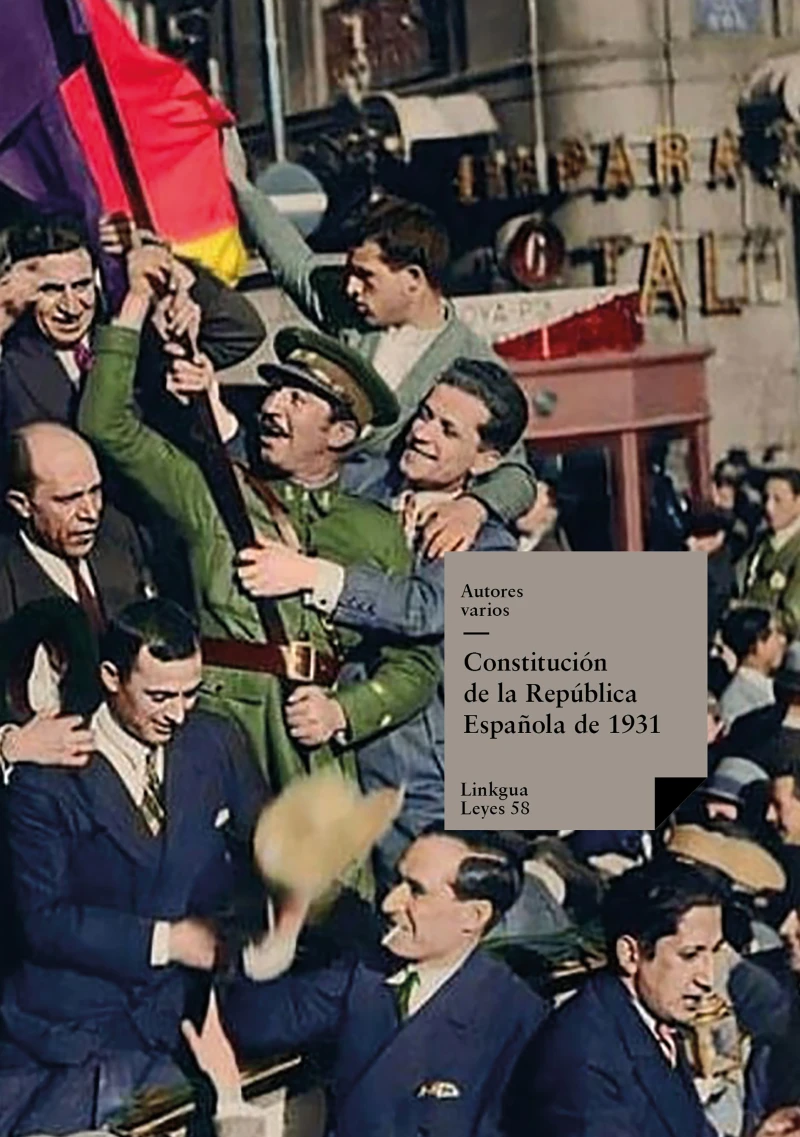 Portada: Constitución de la República española de 1931