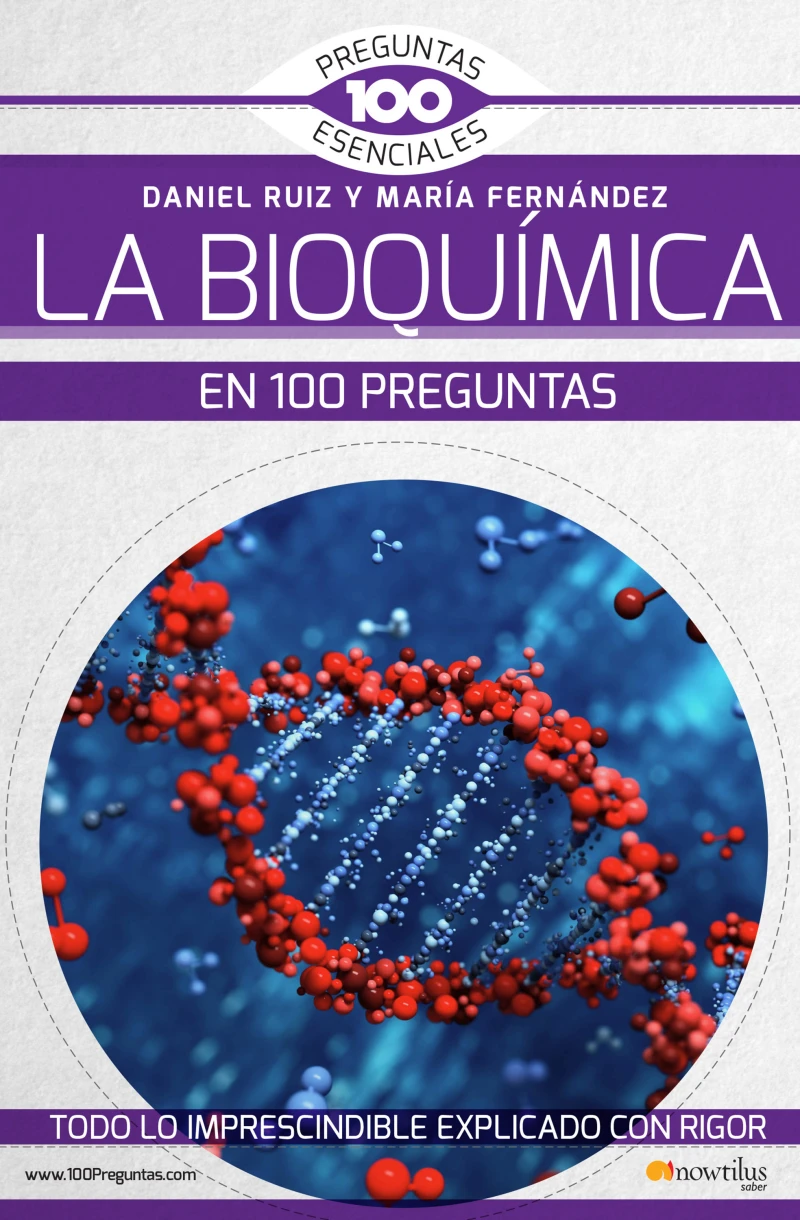 Portada: La bioquímica en 100 preguntas