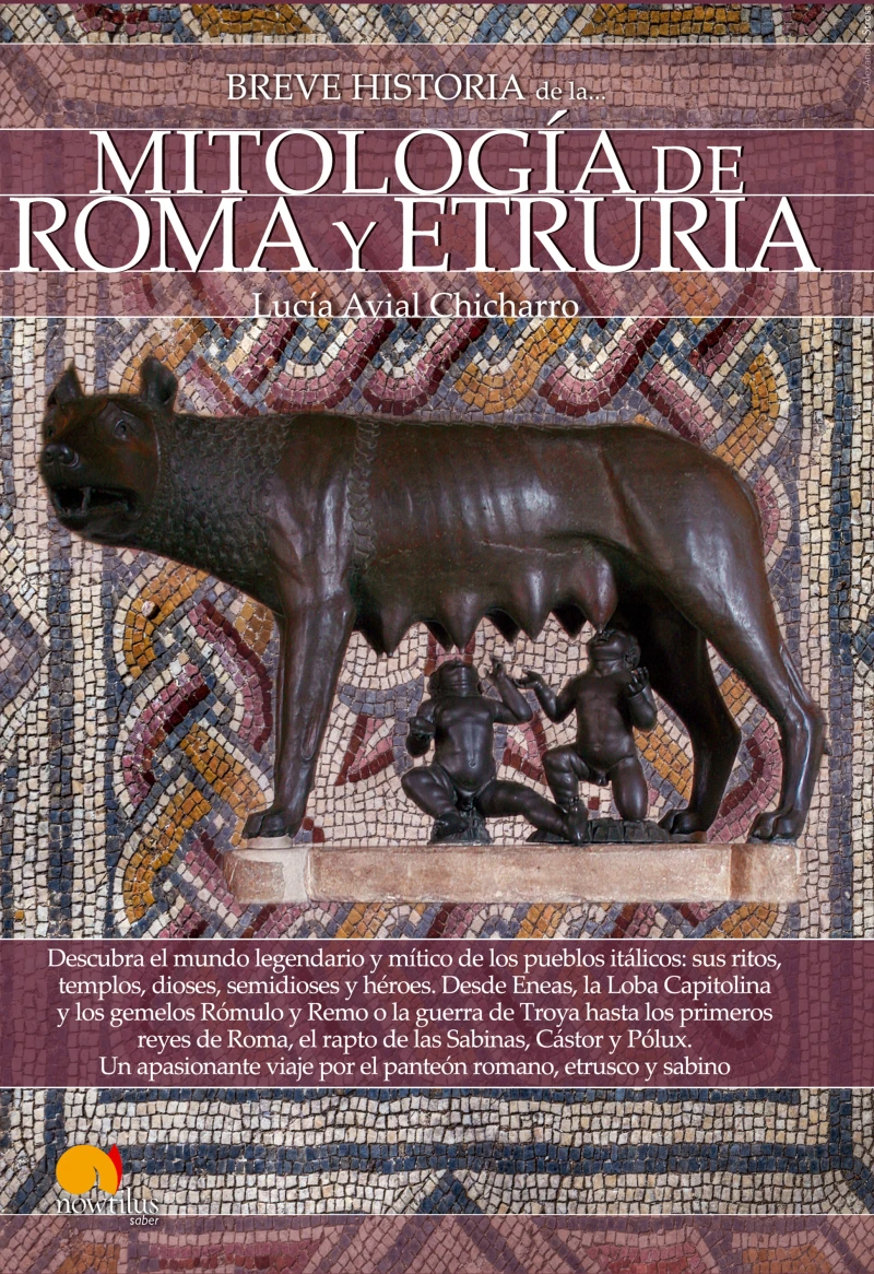 Portada: Breve historia de la mitología de Roma y Etruria