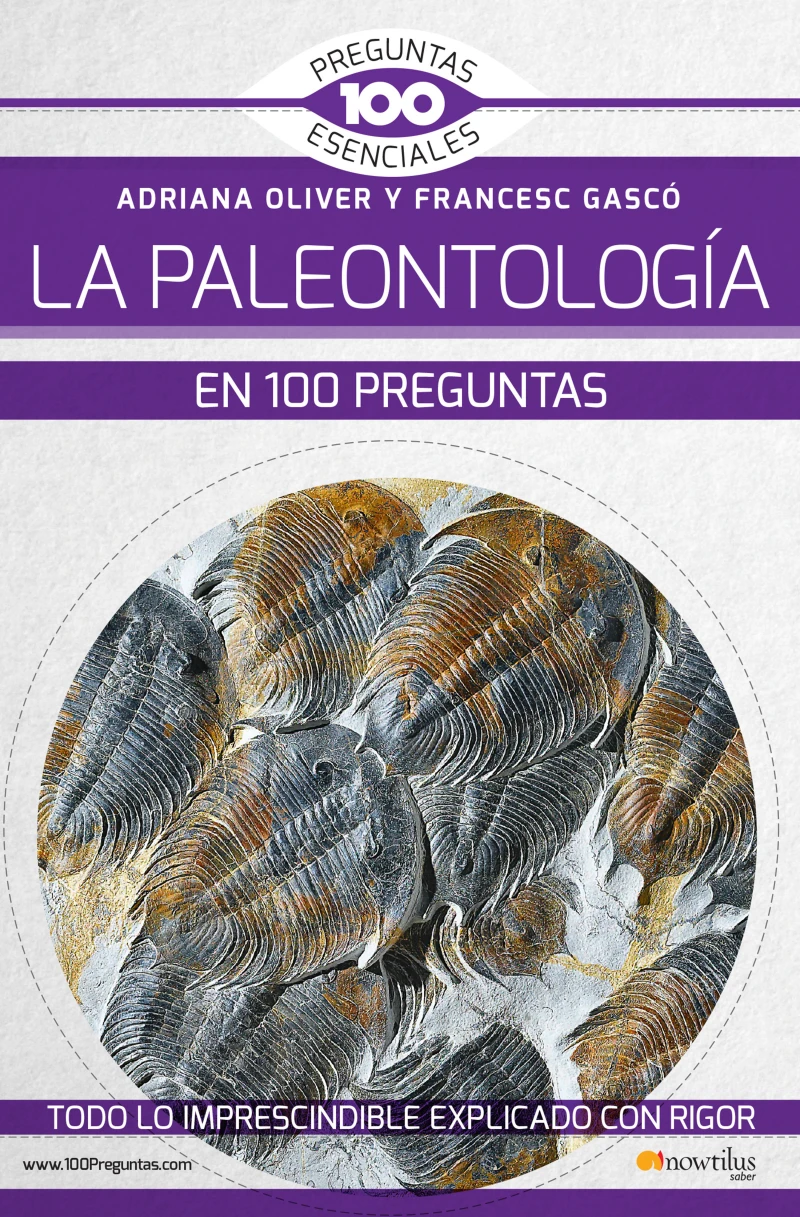 Portada: La paleontología en 100 preguntas