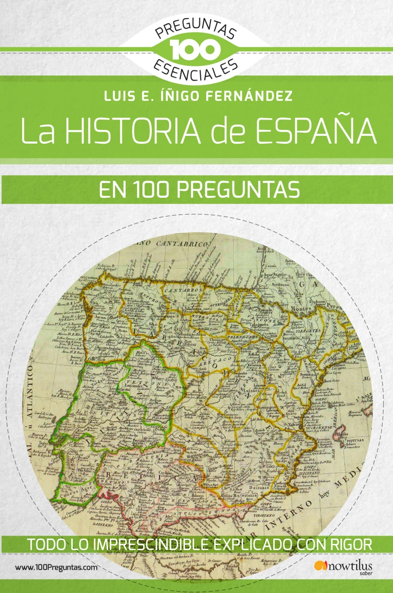 Portada: La historia de España en 100 preguntas
