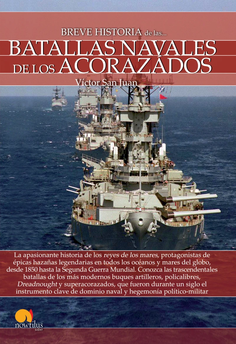 Portada: Breve historia de las batallas navales de los acorazados