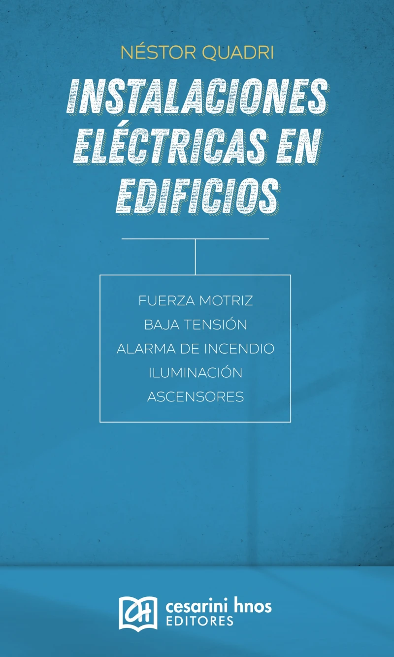 Portada: Instalaciones eléctricas en edificios