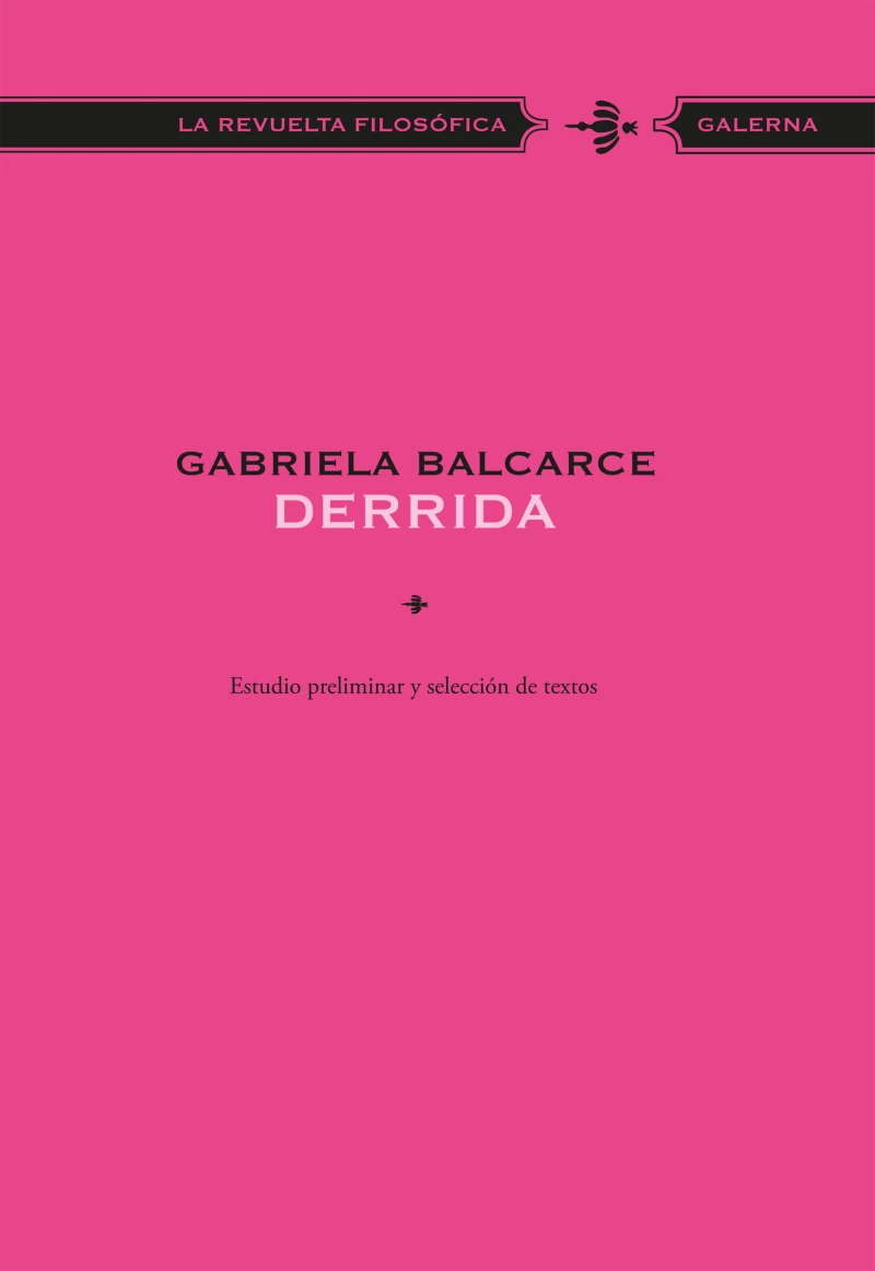 Portada: Derrida
