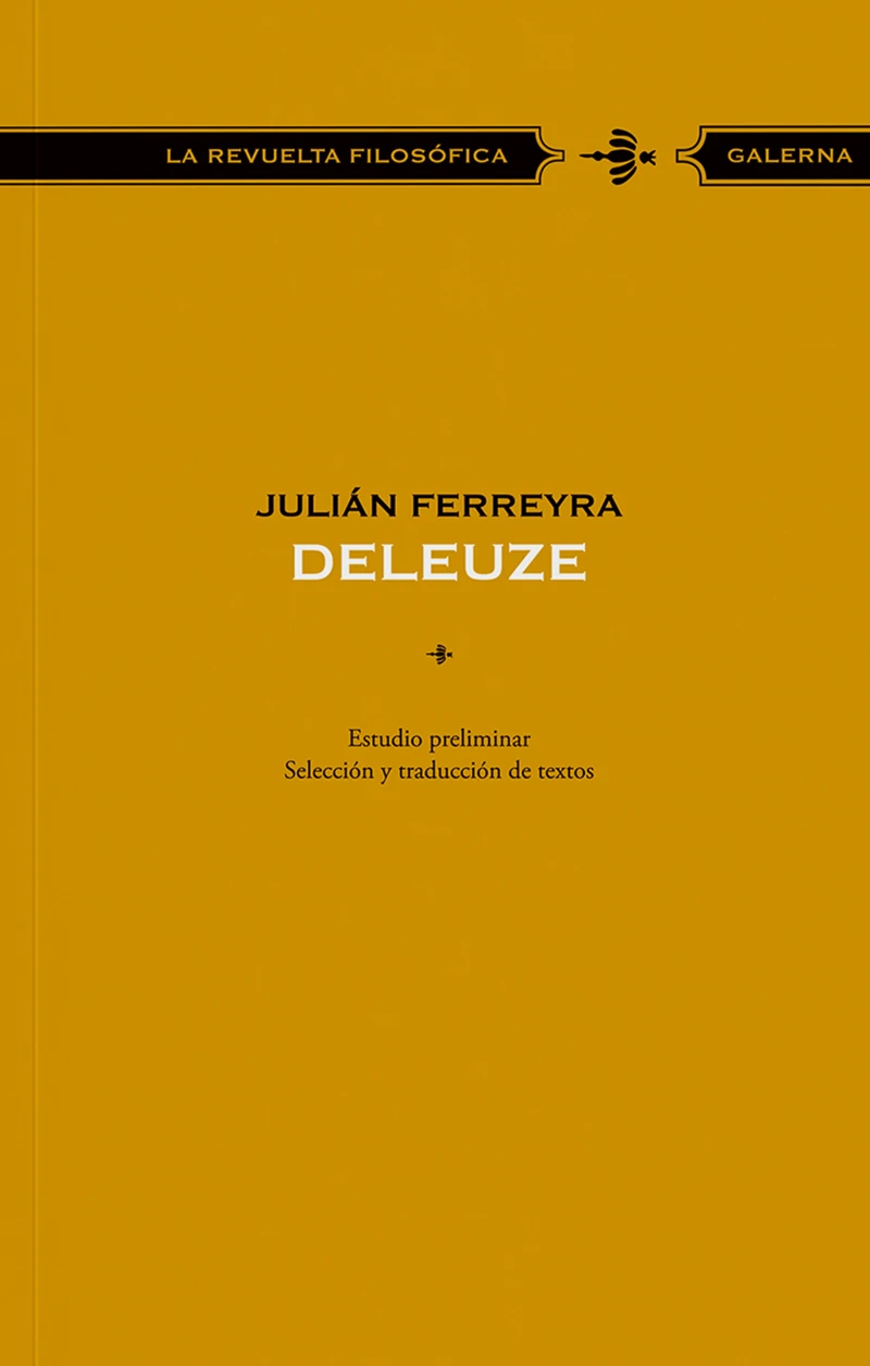 Portada: Deleuze
