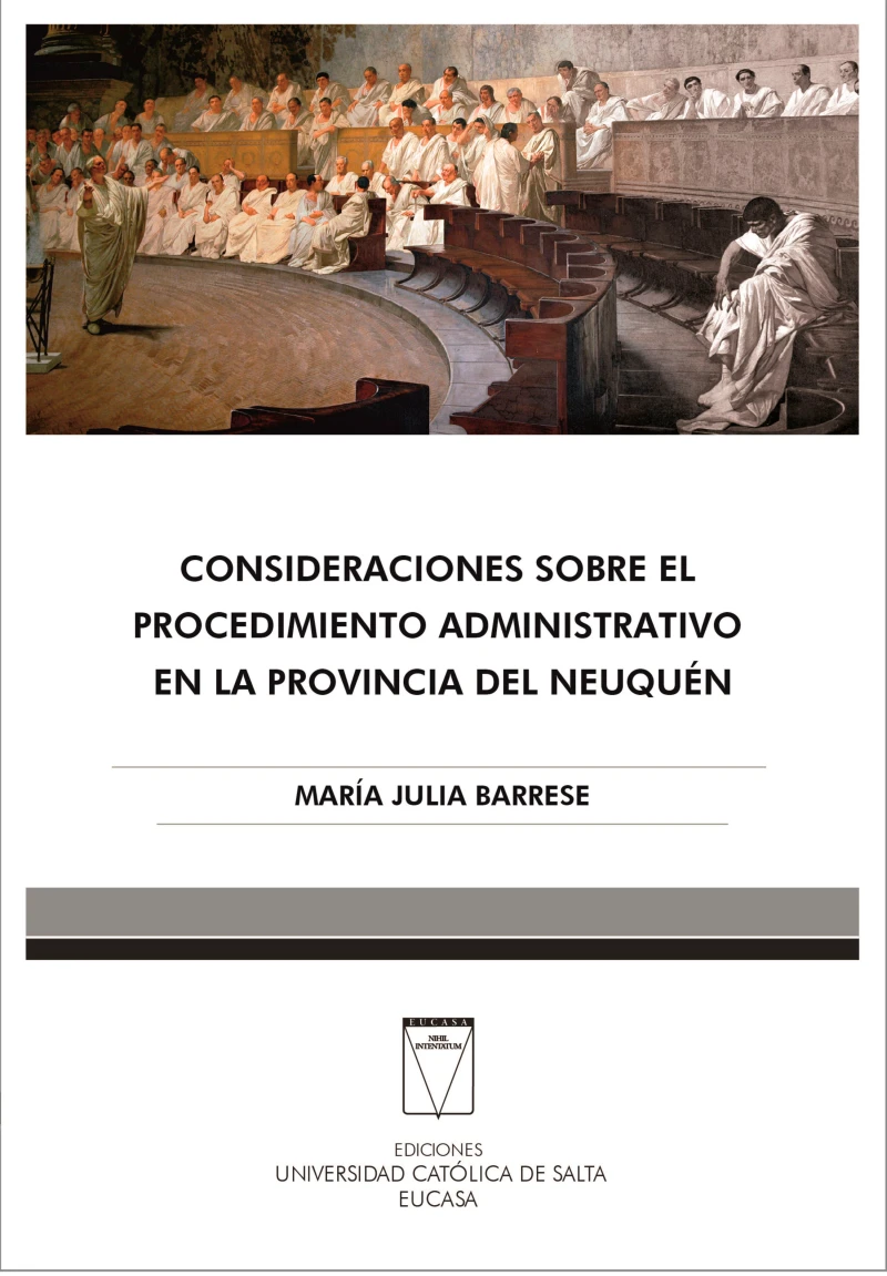 Portada: Consideraciones sobre el procedimiento administrativo en la provincia de Neuquén