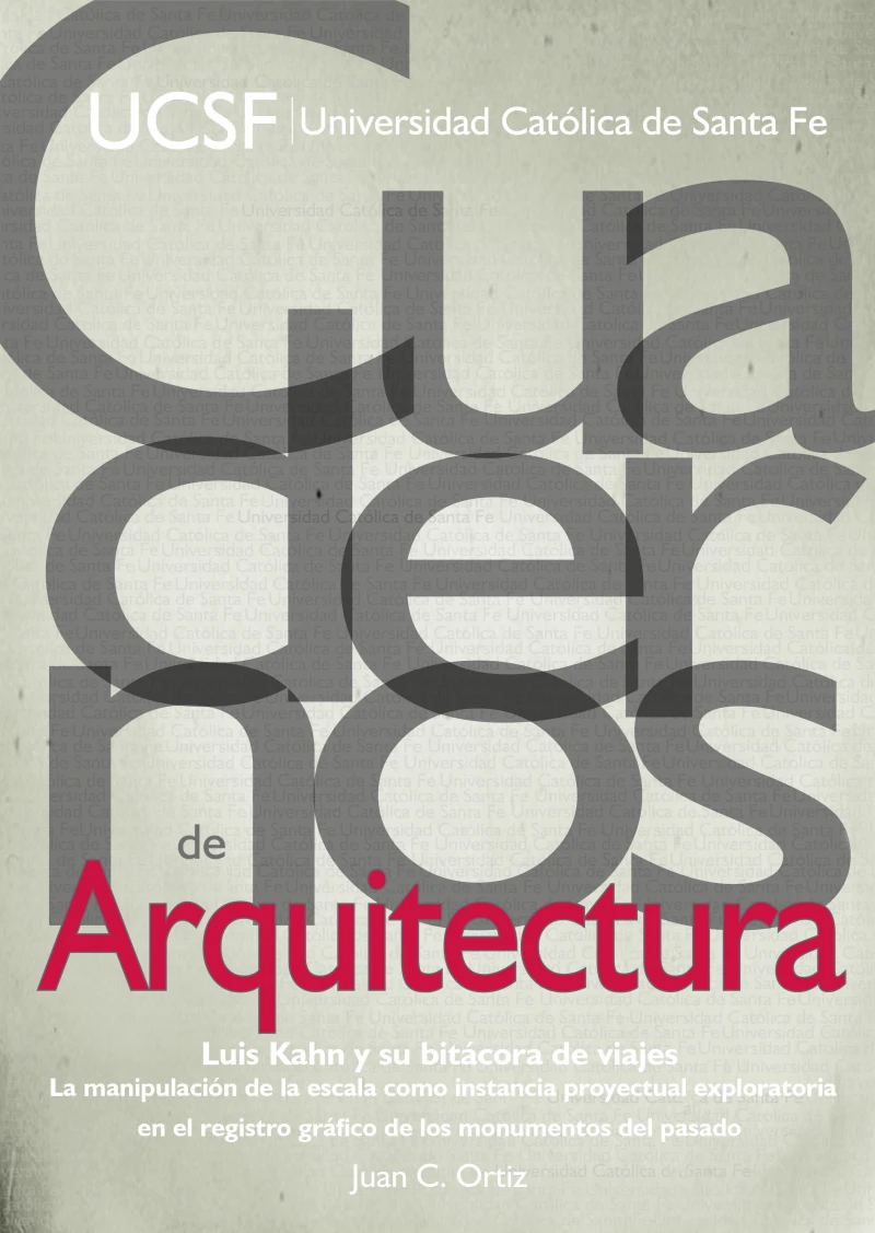 Portada: Luis Kahn y su bitácora de viajes