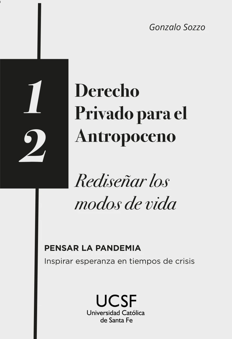 Portada: Derecho privado para el antropoceno