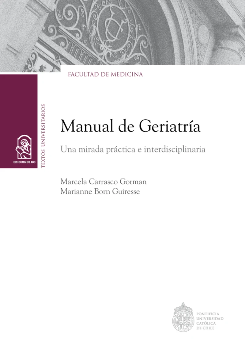 Portada: Manual de geriatría