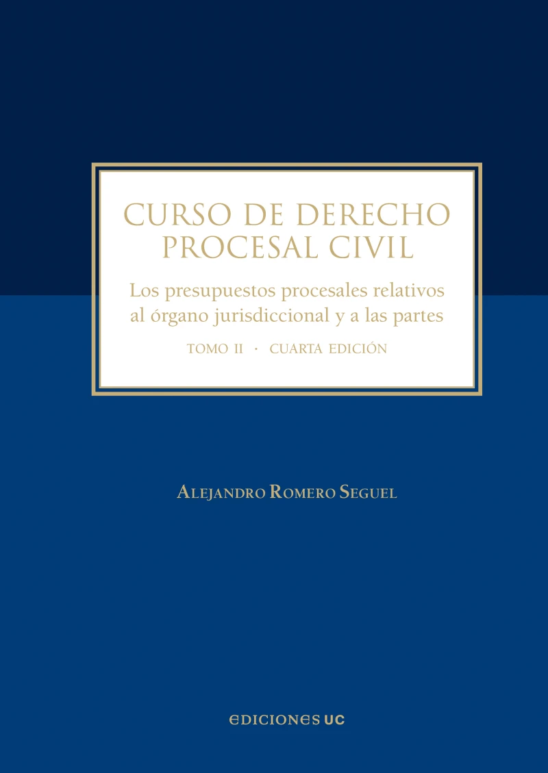 Portada: Curso de derecho procesal civil