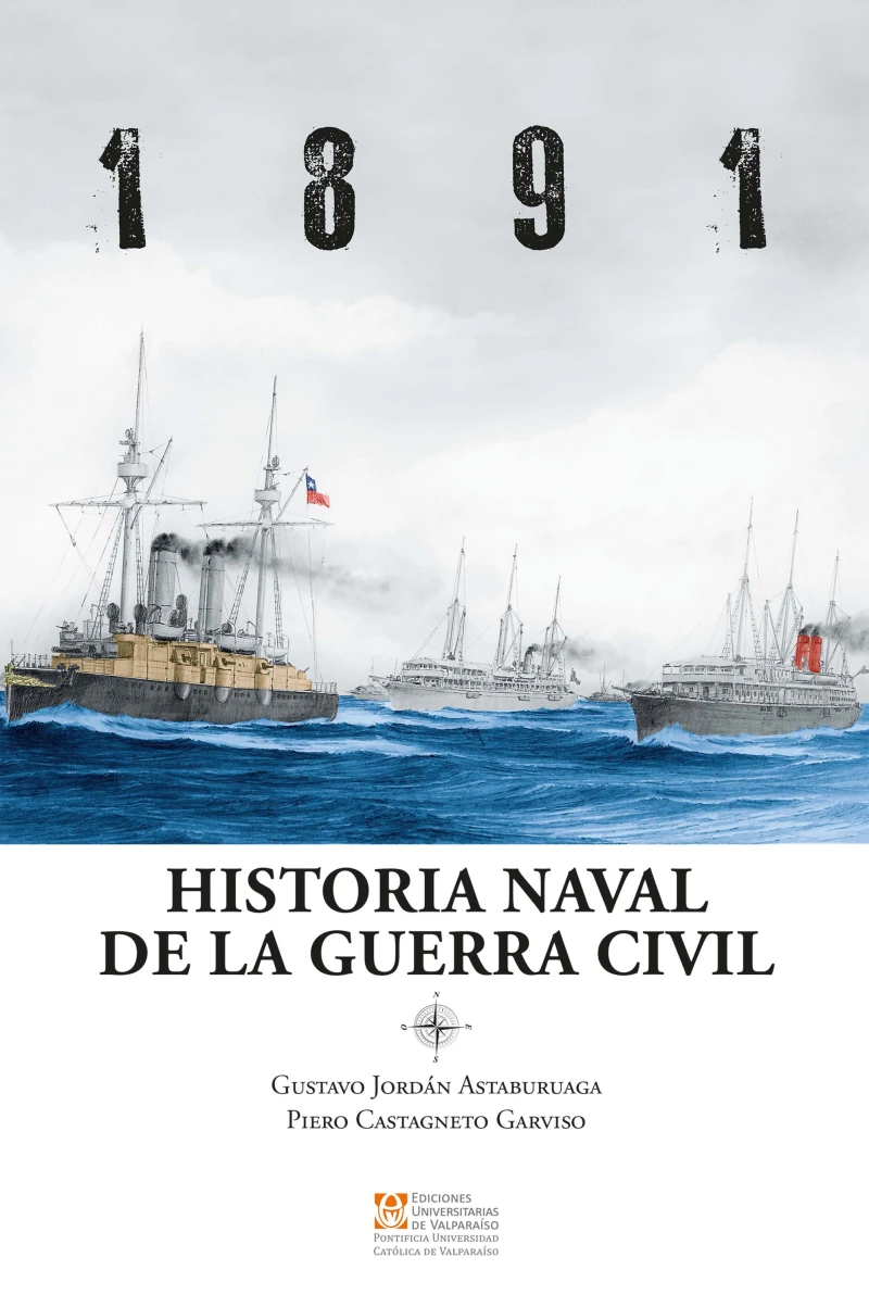 Portada: 1891:  Historia naval de la Guerra Civil