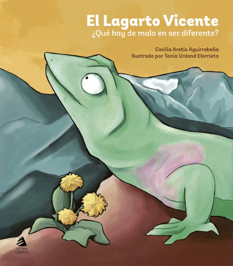 Portada: El lagarto Vicente