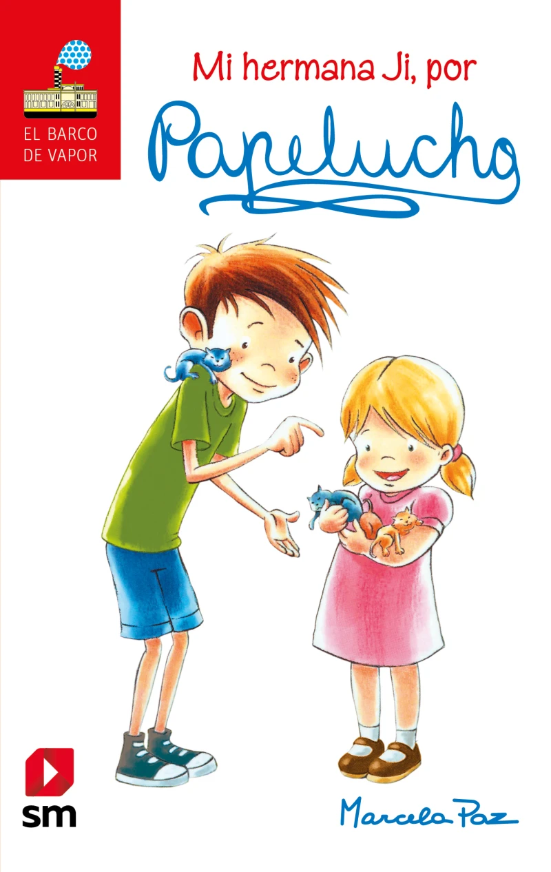 Portada: Mi hermana Ji, por Papelucho