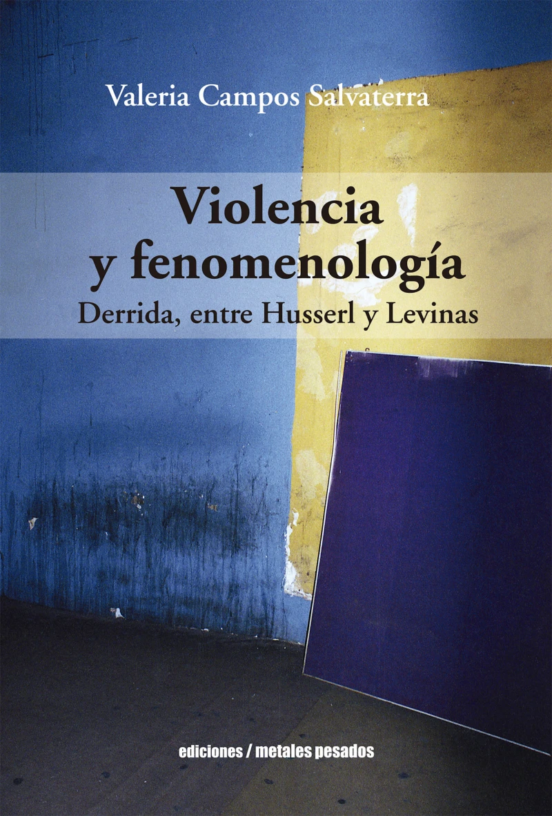 Portada: Violencia y fenomenología