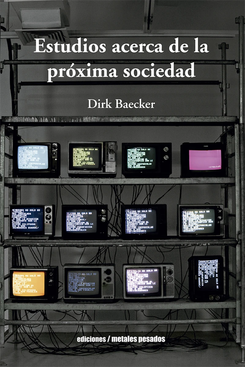 Portada: Estudios acerca de la próxima sociedad