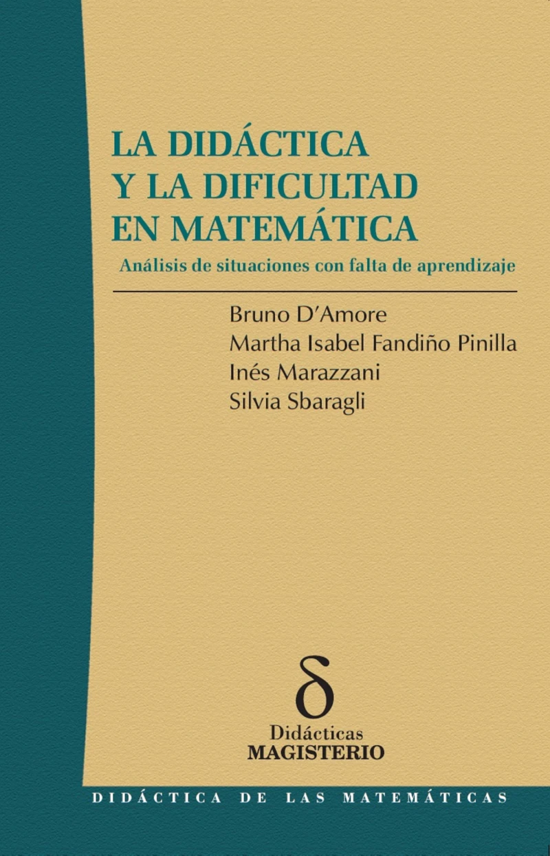 Portada: La Didáctica y la Dificultad en Matemática