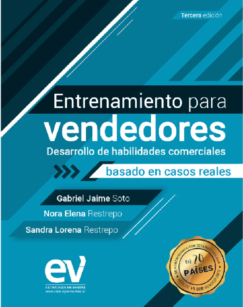 Portada: Entrenamiento para vendedores, desarrollo de habilidades comerciales