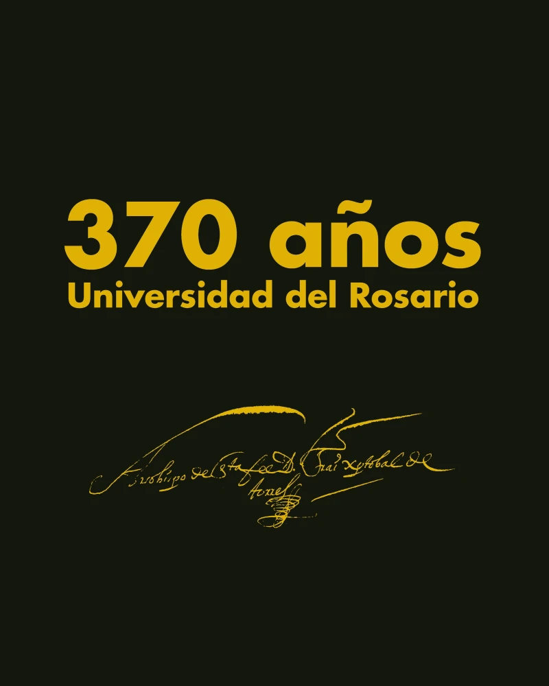 Portada: 370 años, Universidad del Rosario