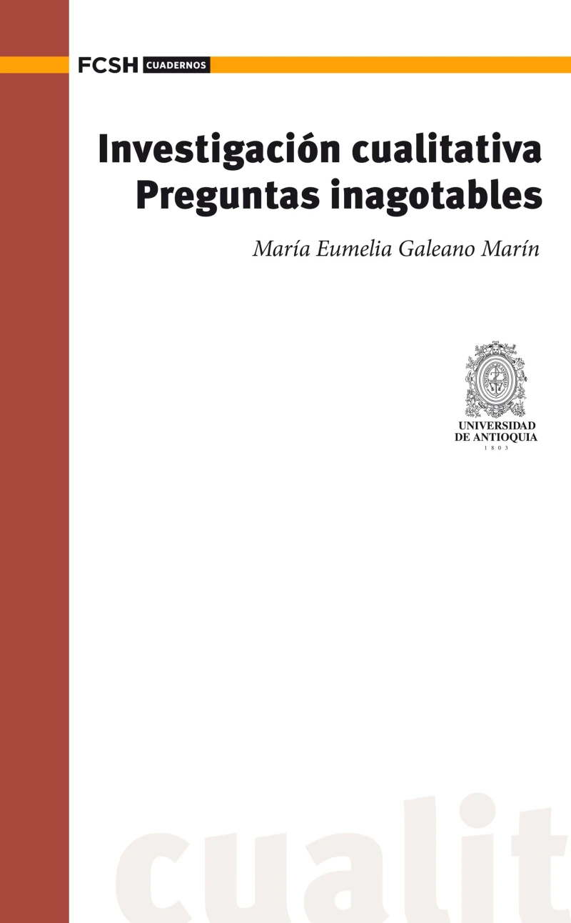 Portada: Investigación cualitativa