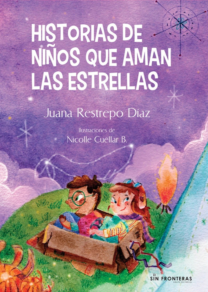 Portada: Historias de niños que aman las estrellas