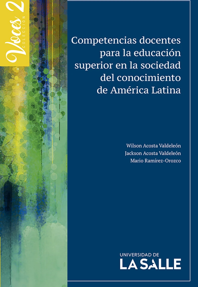 Portada: Competencias docentes para la educación superior en la sociedad del conocimiento de América Latina