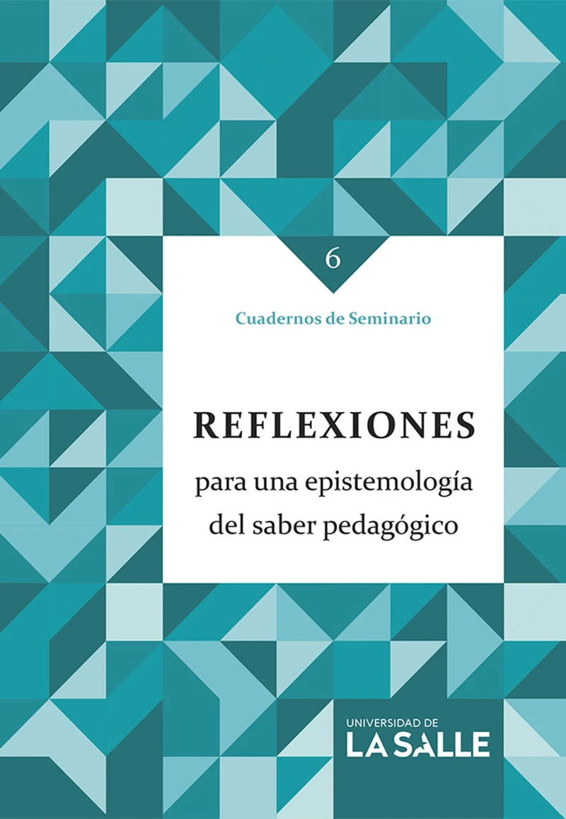 Portada: Reflexiones para una epistemología del saber pedagógico