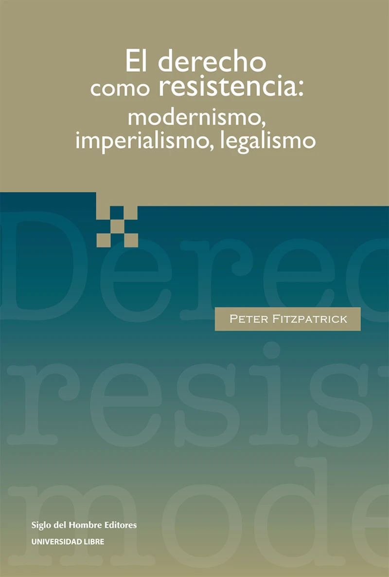 Portada: El derecho como resistencia