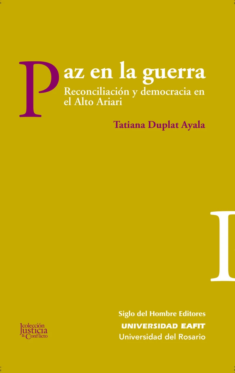 Portada: Paz en la guerra