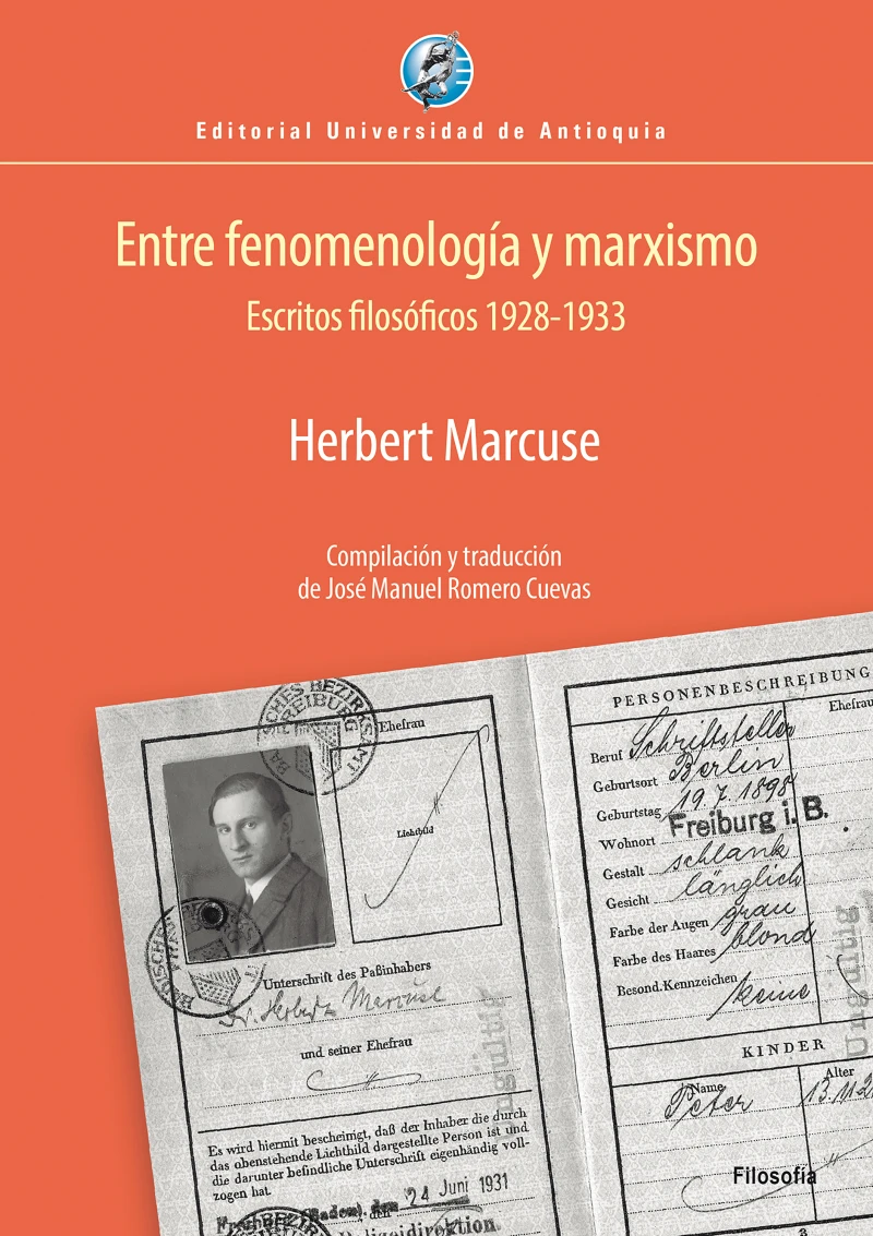 Portada: Entre fenomenología y marxismo