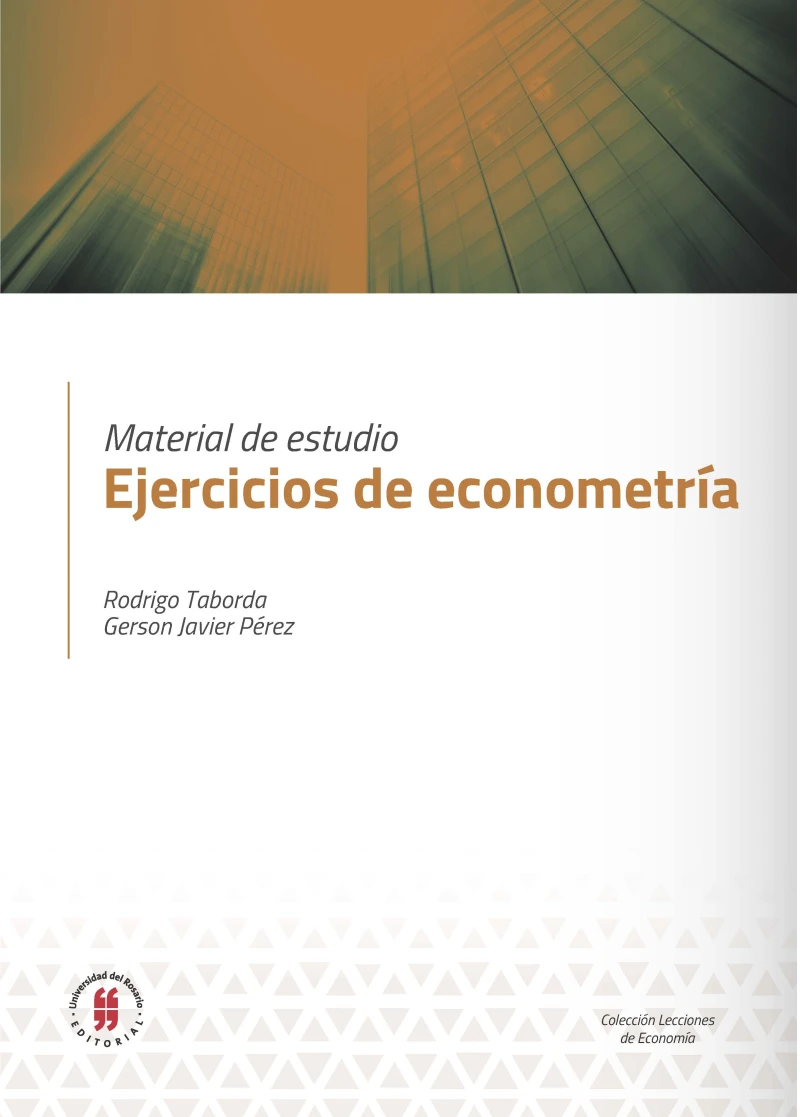 Portada: Ejercicios de econometría