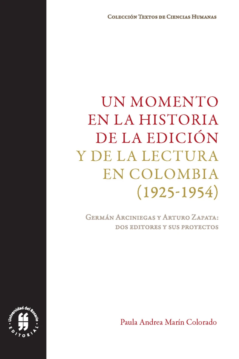 Portada: Un momento en la historia de la edición y de la lectura en Colombia (1925-1954)
