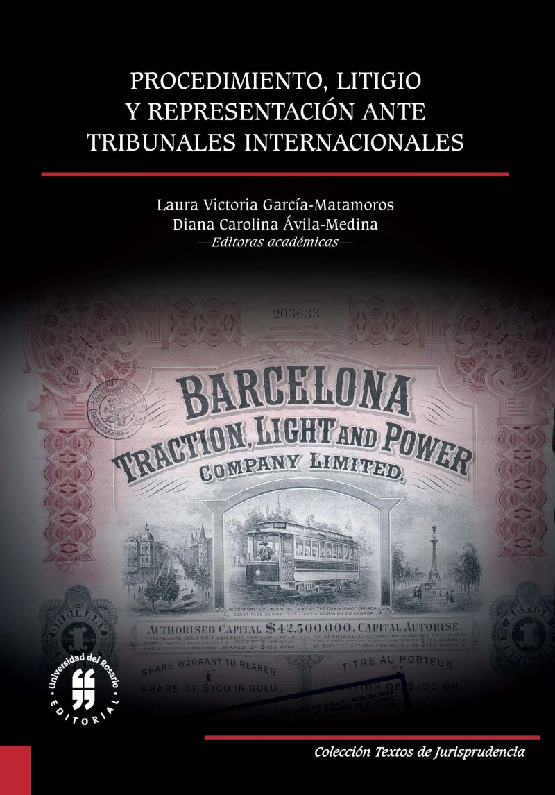 Portada: Procedimiento, litigio y representación ante tribunales internacionales