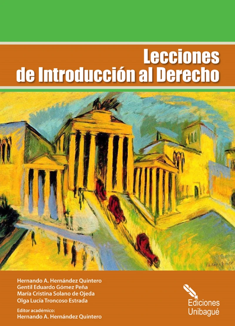 Portada: Lecciones de Introducción al Derecho