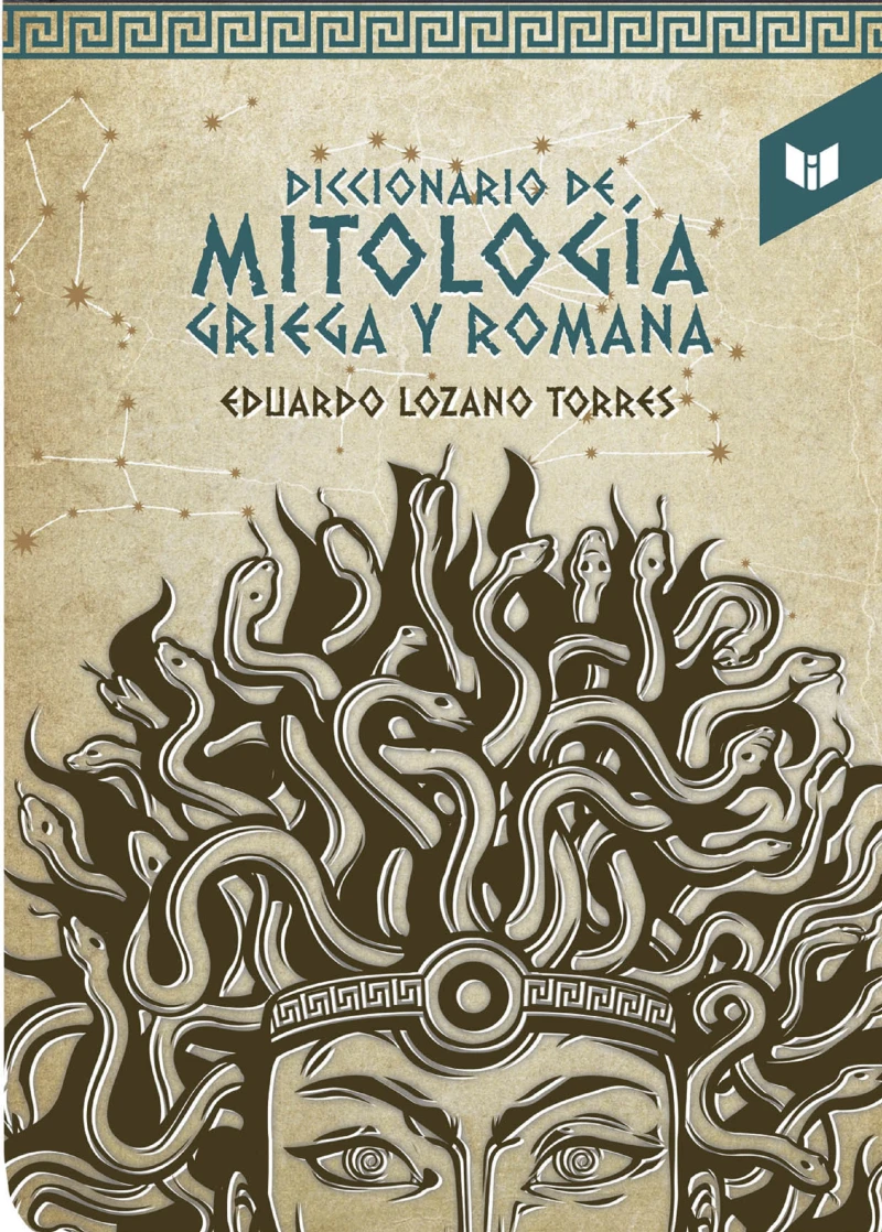 Portada: Diccionario de la mitología griega y romana