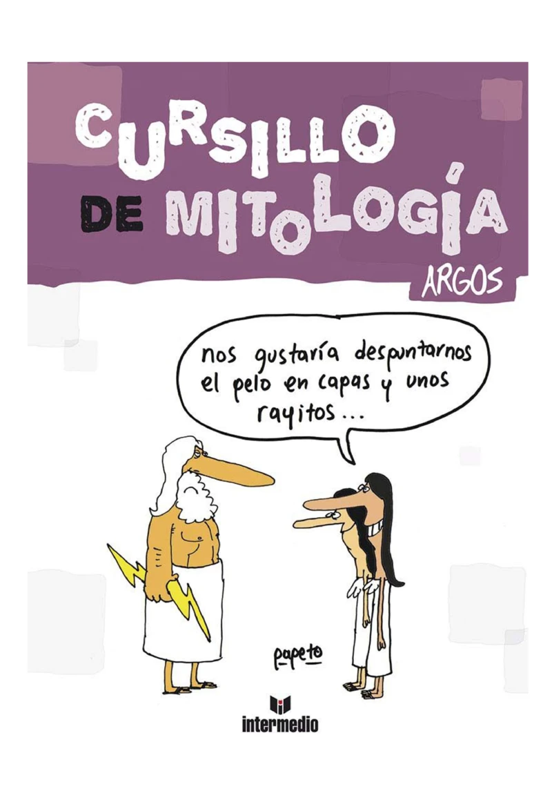 Portada: Cursillo de mitología. Argos