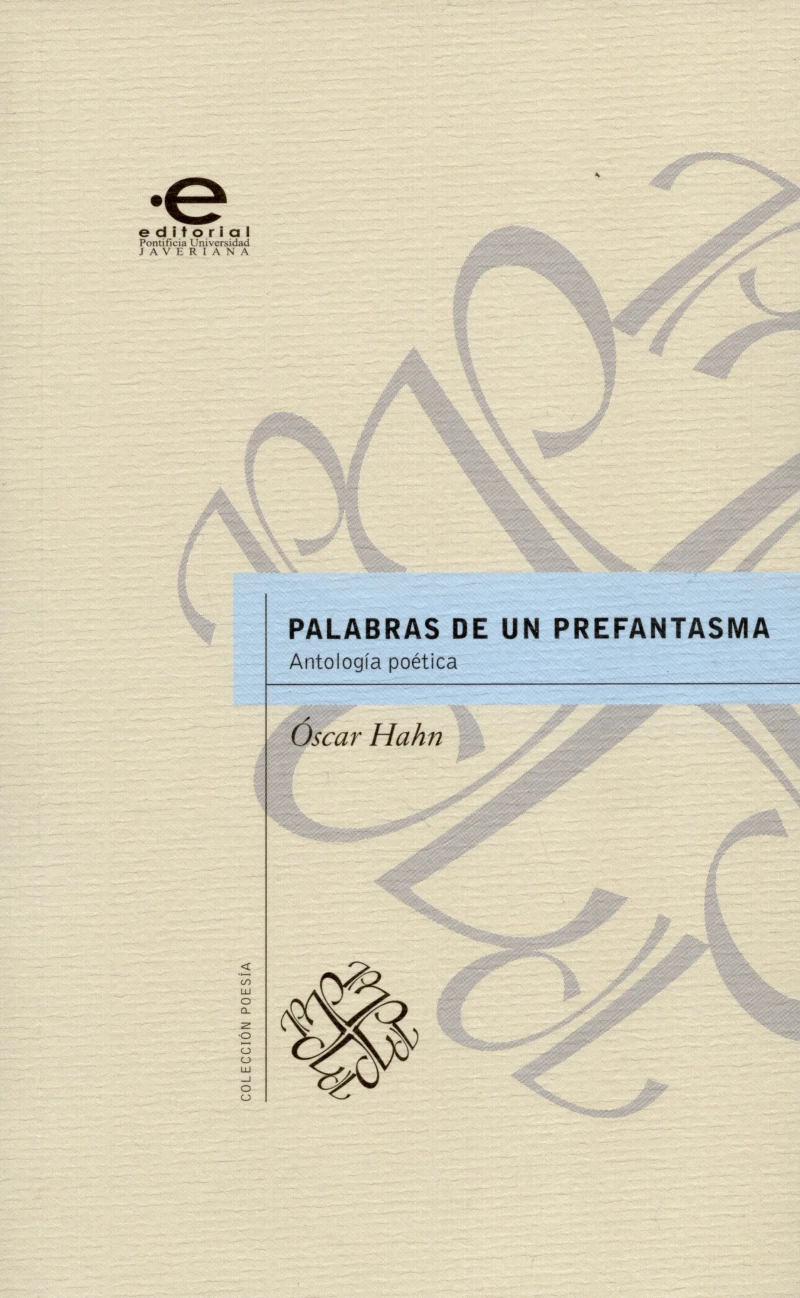 Portada: Palabras de un prefantasma