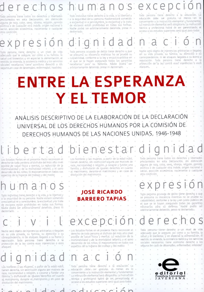 Portada: Entre la esperanza y el temor