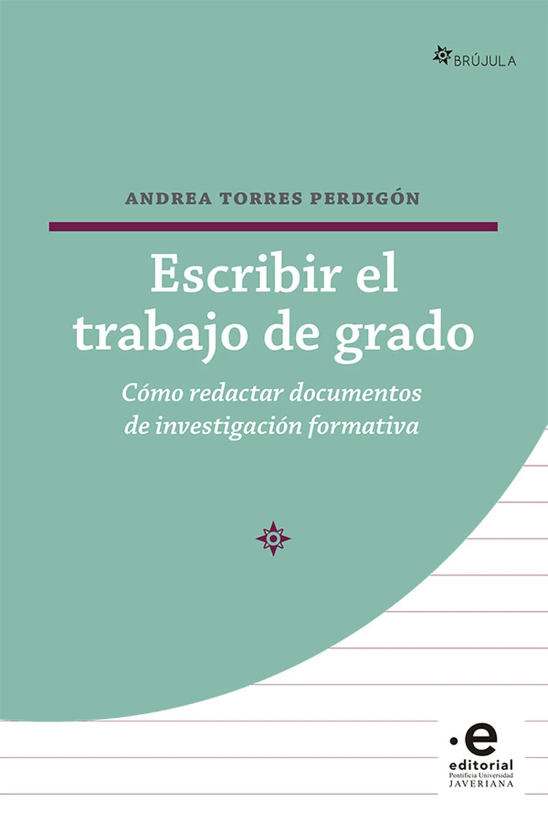 Portada: Escribir el trabajo de grado