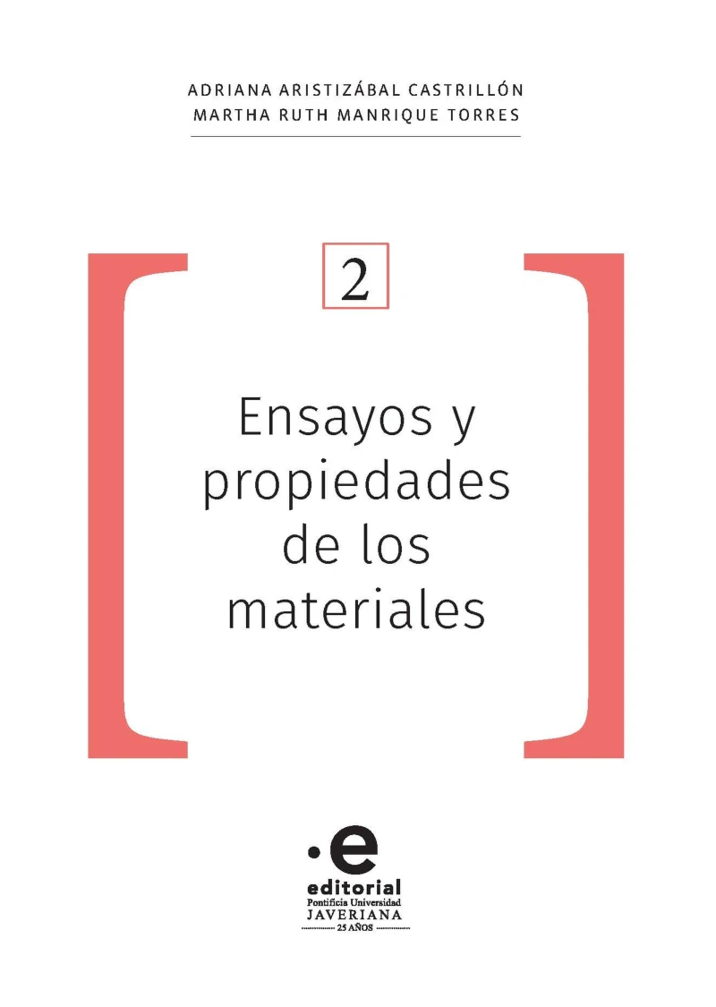 Portada: Ensayos y propiedades de los materiales