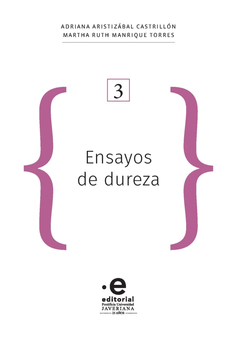 Portada: Ensayos de dureza