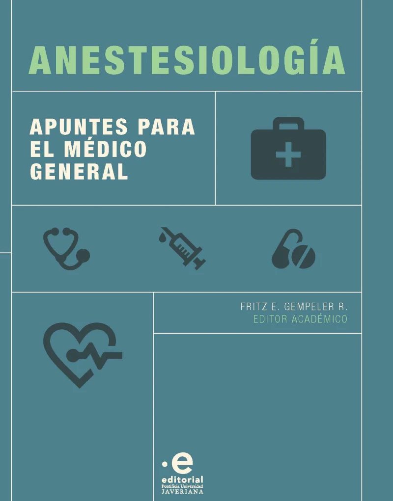 Portada: Anestesiología