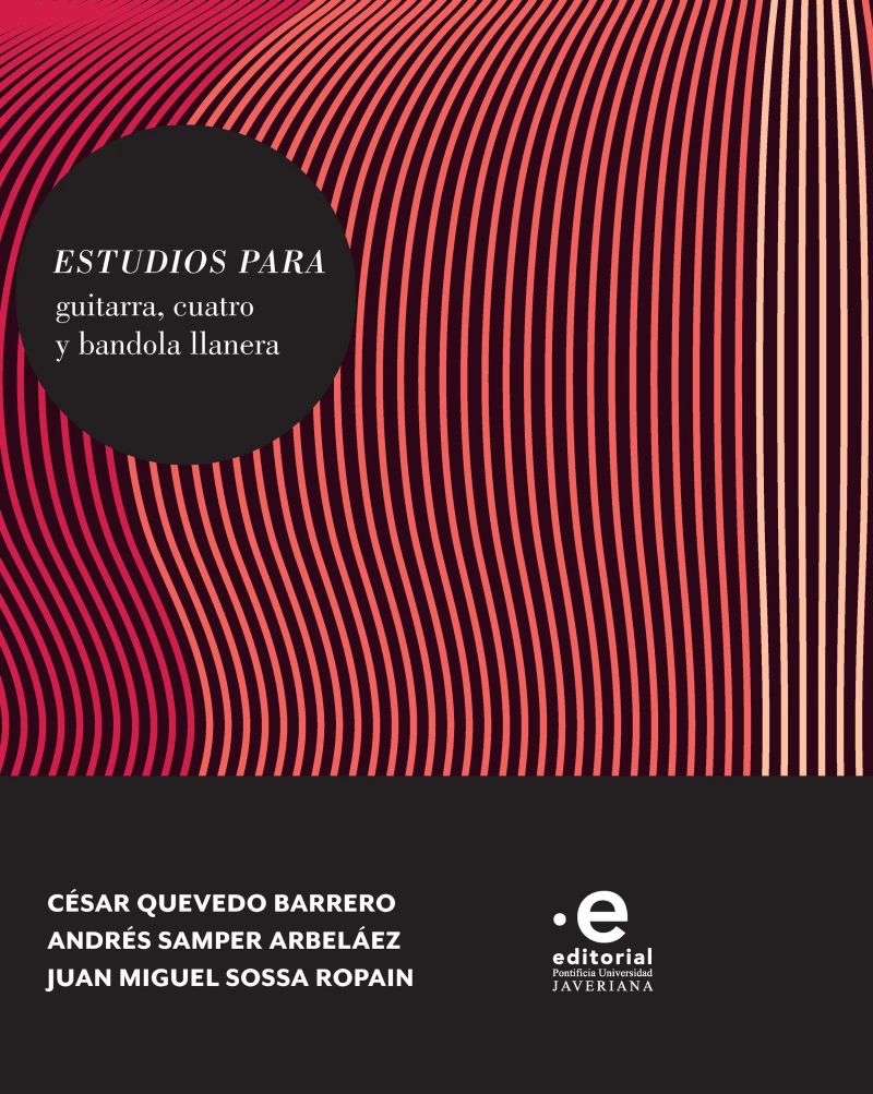 Portada: Estudios para guitarra, cuatro y bandola llanera