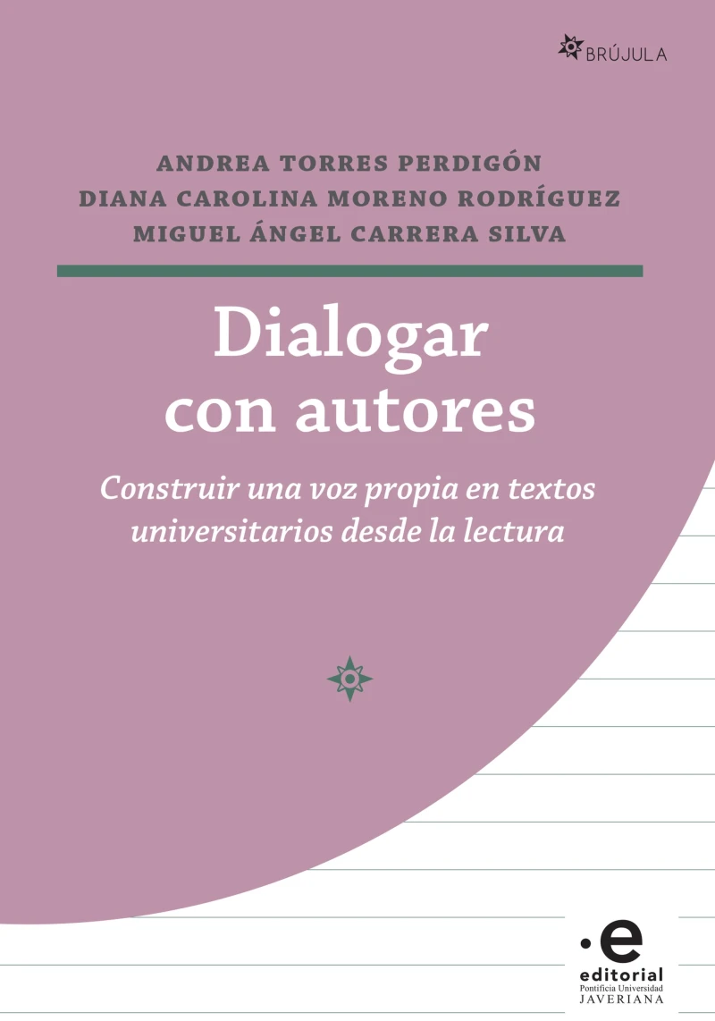 Portada: Dialogar con autores